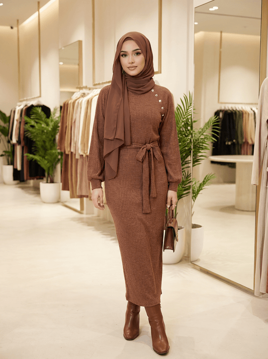 Chestnut Dress - Lola Dynasty